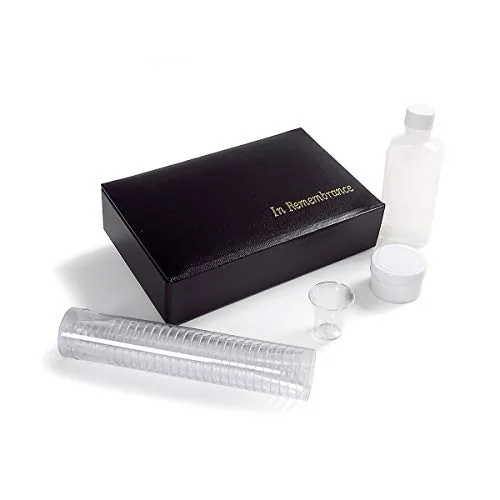 Broadman Portable Communion Set, Black, 25 Cups