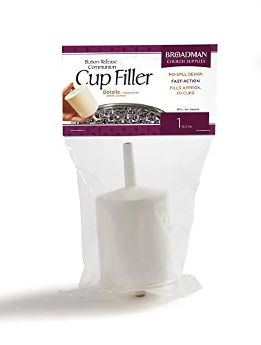 Broadman Button-Release Communion Cup Filler, 8 oz