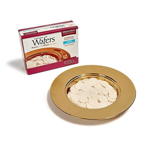 Broadman Round Communion Wafers, Cross Design (1,000) view 2