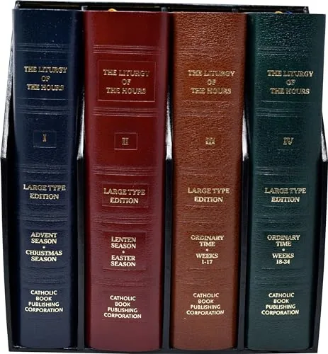 Liturgy of the Hours, Large Print Four-Volume Set