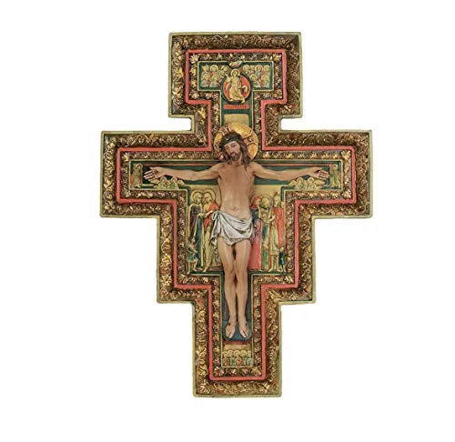 Joseph's Studio San Damiano Cross, 17.75 in Resin view 2