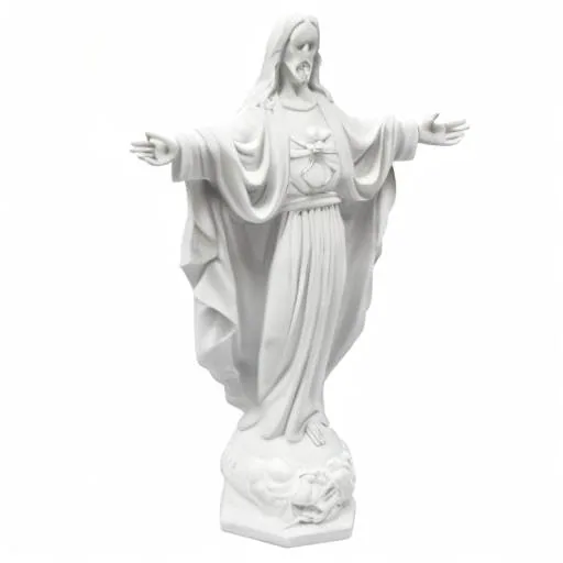 Vittoria Collection Blessing Sacred Heart, 24 in White