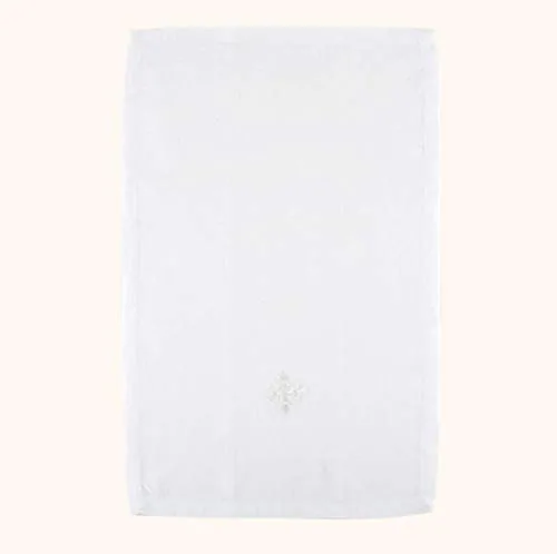 Fleur-de-Lis Cross 100% Linen Purificator, 12 x 18 in view 2