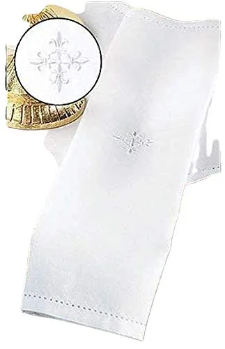 Christian Brands 100% Linen Lavabo Towels, 11 x 17 in (3) view 2