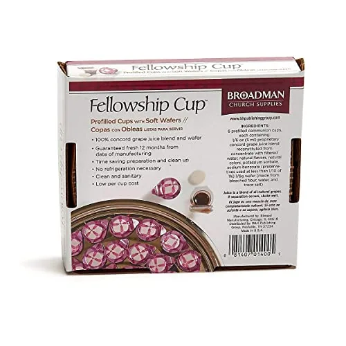 Broadman Fellowship Cup, Juice and Wafer (6) view 2