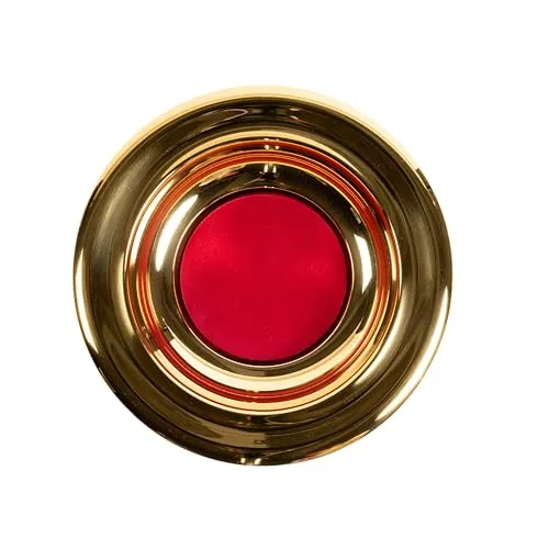 Broadman RemembranceWare Brass Offering Plate, Red Felt