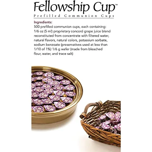 Broadman Fellowship Cup, Juice and Wafer (500) view 6