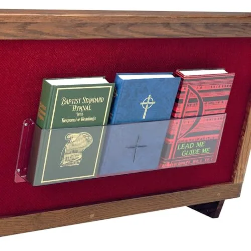 Religious Supply Center Clear Pew Book Holder, Extra Long