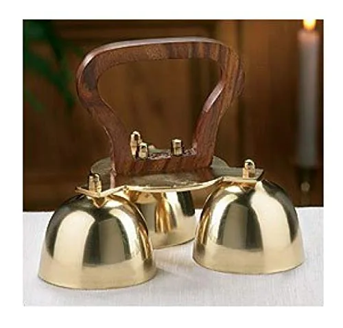 Christian Brands 3-Bell Brass Altar Bells