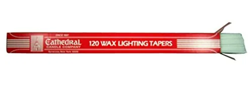 Cathedral Wax Lighting Taper Sticks, 1/8 x 16 in (120)