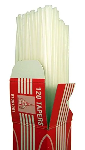 Cathedral Wax Lighting Taper Sticks, 1/8 x 16 in (120) view 2