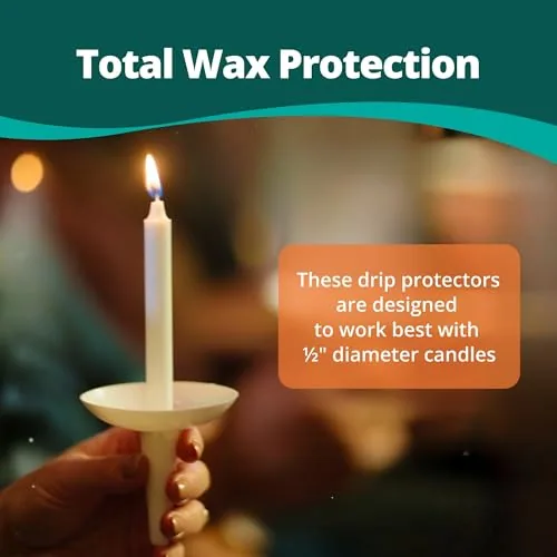 Concordia 5 in Candles with Plastic Holders, Set of 1000 view 3