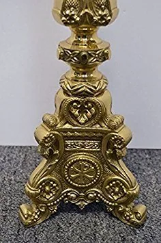 Classical Church Goods Brass Altar Candlestick, 18 in view 2