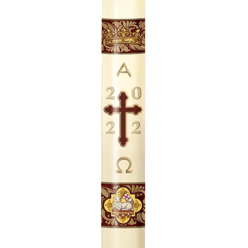 Will & Baumer Agnus Dei Paschal Candle, 2 x 36 in view 2
