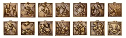 Christian Brands Solid Brass Stations of the Cross, 4.75 in view 4