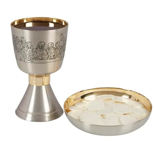 Sudbury Last Supper Chalice and Bowl Paten, 16 oz view 3