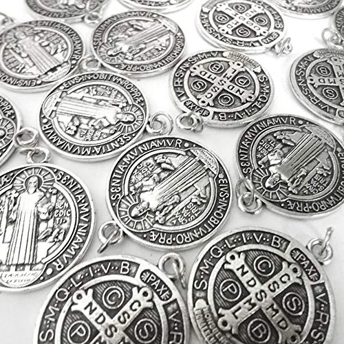 Caritas St. Benedict Medals, 1-1/8 in, Pack of 25 view 2