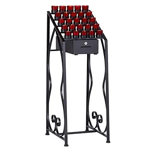 Christian Brands 25-Cup Votive Stand with Offering Box