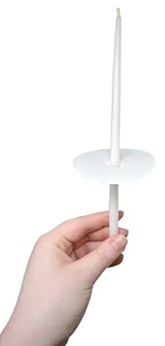 Cathedral Stearine Congregational Tapers, 9 in, Box of 100