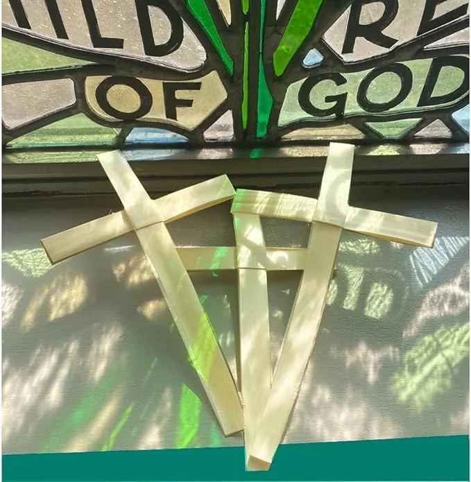 F.A. Dumont Hand Made Palm Crosses, 7.5 in (3)