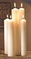 Christian Brands 2 x 24 in Beeswax Altar Candles, Case of 6