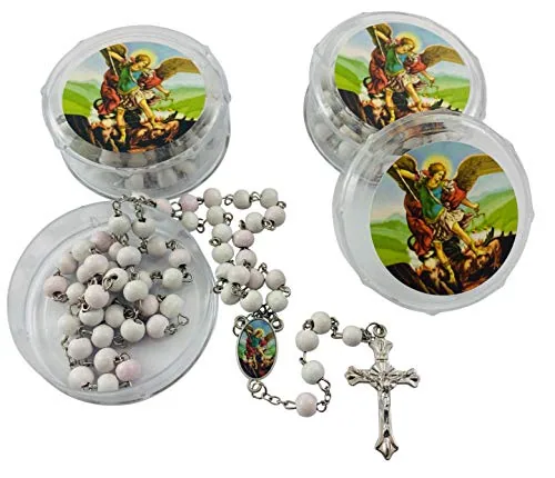 Westmon Works St. Michael Rosary Favors, 12-Pack