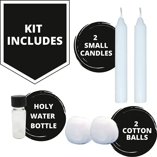Needzo Disposable Sick Call Kit, Candles and Holy Water view 2
