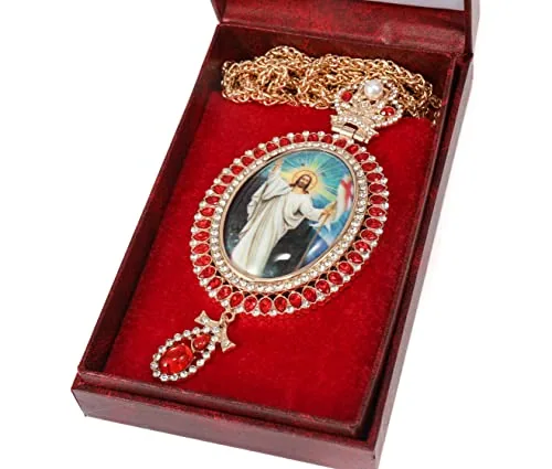 Gold-Plated Resurrection Pectoral Cross view 2