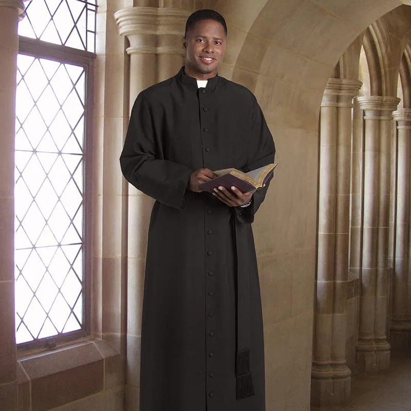 Murphy Robes Carlisle Cassock, Full Button Front view 2