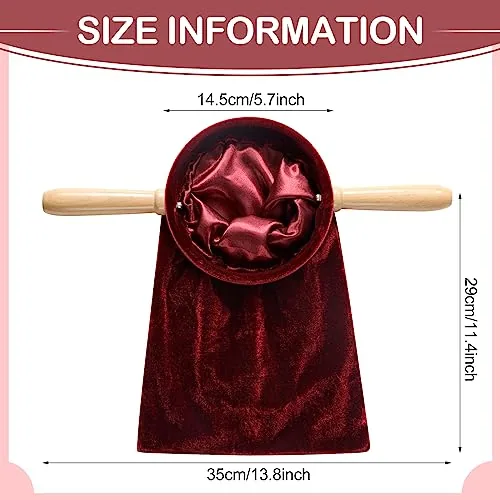 Tioncy Red Velvet Offering Bags, Set of 2 view 3