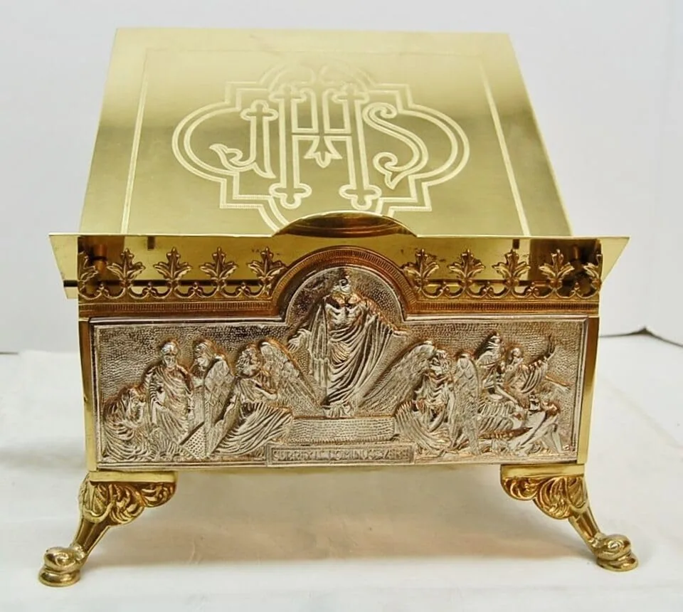 Classical Church Goods Adjustable Brass Missal Stand view 3