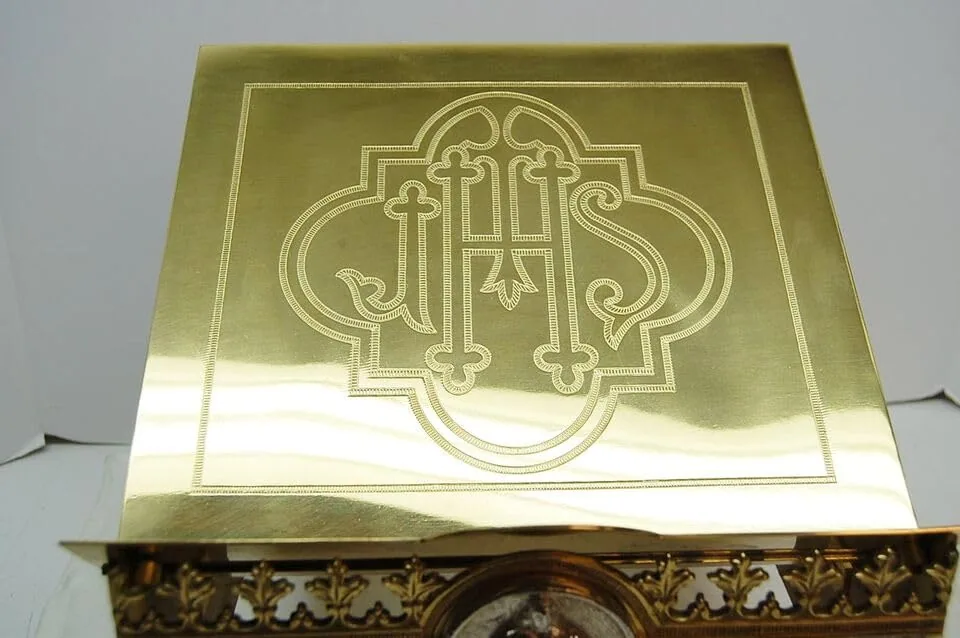 Classical Church Goods Adjustable Brass Missal Stand view 5