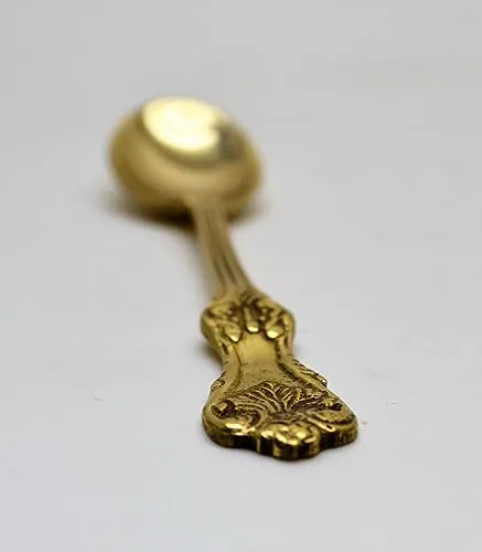 Classical Church Goods Solid Brass Incense Boat and Spoon view 3