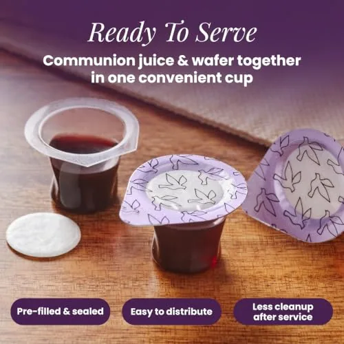 Kingdom Prefilled Communion Cup with Wafer (50) view 2