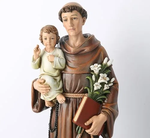 BC Catholic St. Anthony of Padua with Infant, 14.75 in