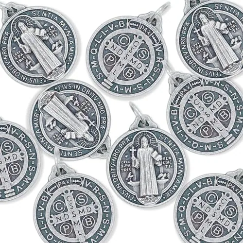 Caritas et Fides St. Benedict Medals, 3/4 in, Pack of 25 view 3