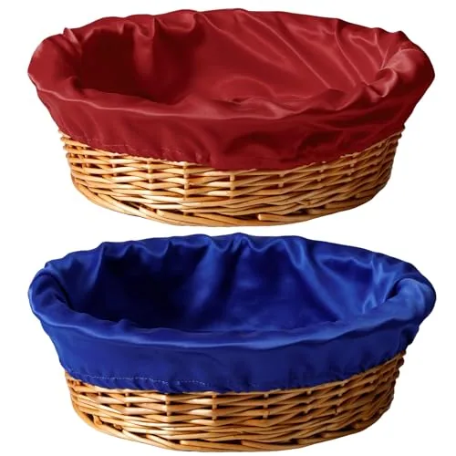 FillTouch Wicker Offering Baskets with Liners, 12 in (2) view 6