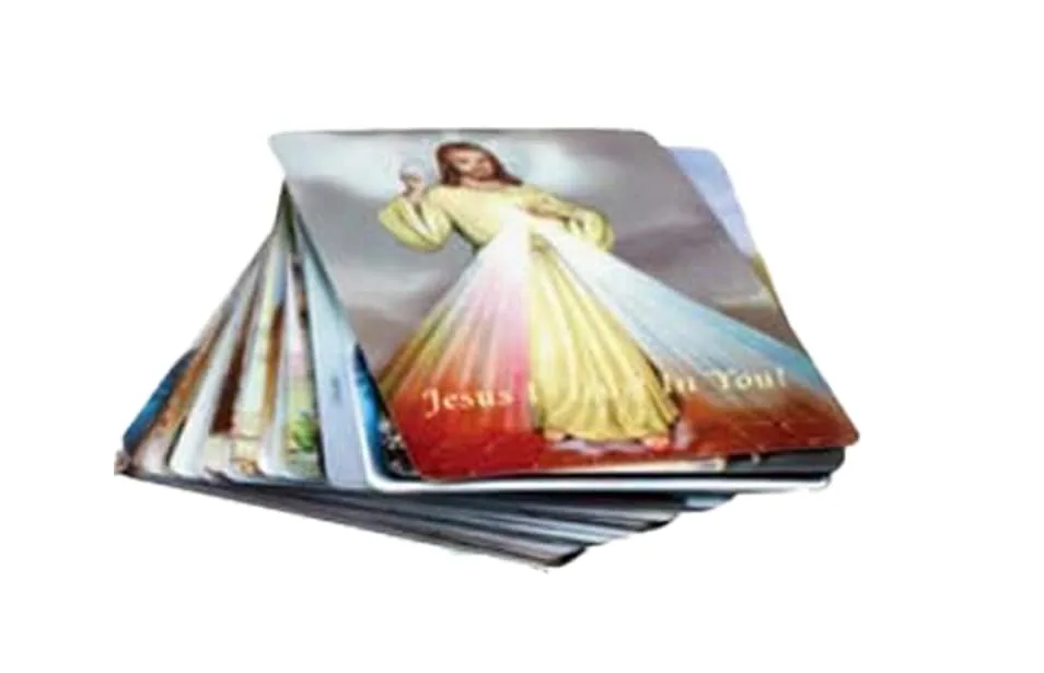 Elysian Gift Shop Laminated Saints Prayer Cards, Pack of 54