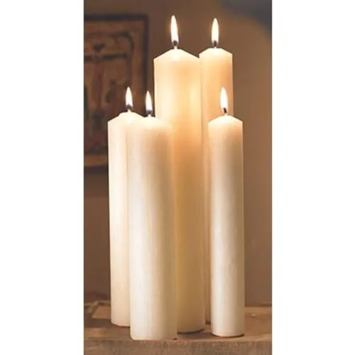 Trinity 51% Beeswax Altar Candles, 2 x 9 in, Pack of 2 view 2