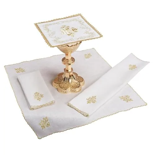 Trinity IHS Altar Linen Gift Set, 7 in Pall, Boxed view 5