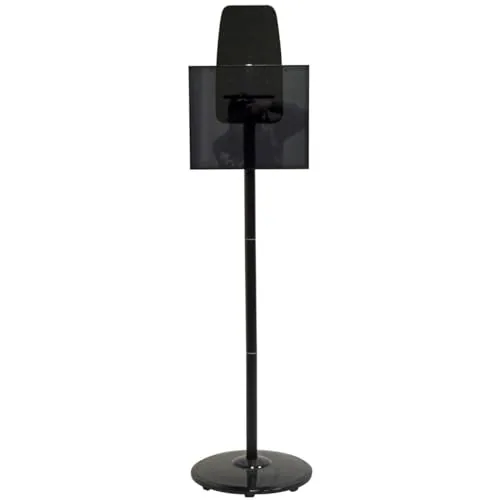 Smoky Acrylic Offering Box on Black Stand view 3