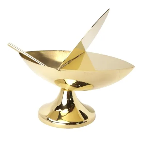 Needzo Brass Incense Boat with Spoon, 5.5 in view 5