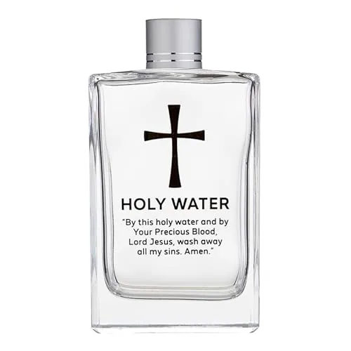 Needzo Glass Holy Water Bottle with Prayer, 3 oz view 5