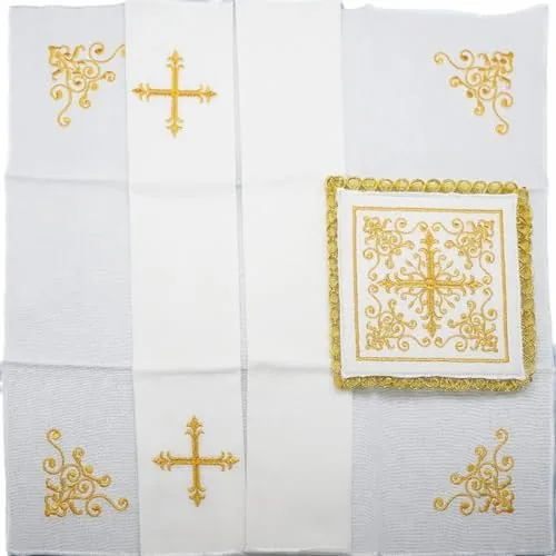 BLESSUME Polyester Altar Linen Set, 4 Pieces, Hand Wash view 2