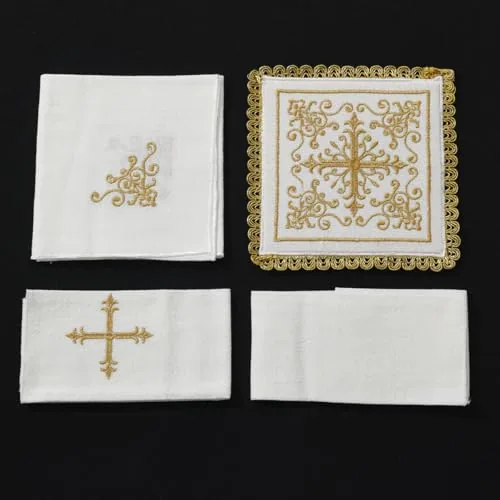BLESSUME Polyester Altar Linen Set, 4 Pieces, Hand Wash view 5