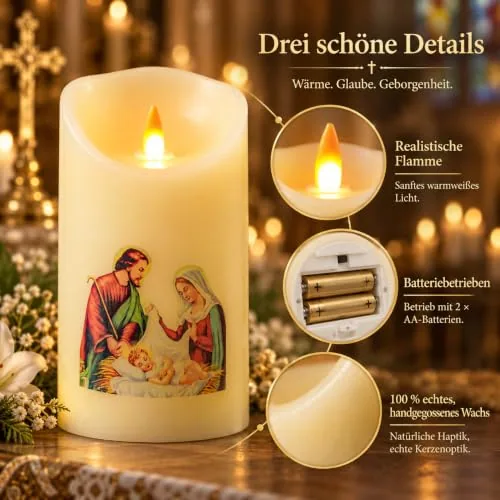 QQFCTOO Flameless Candles