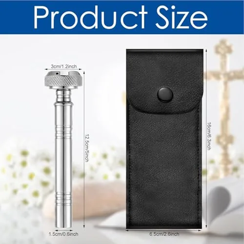 Portable Brass Aspergillum with Storage Bag, 5 in view 5